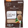 Navitas Organics, Органический какао-порошок, 454 г (16 унций)