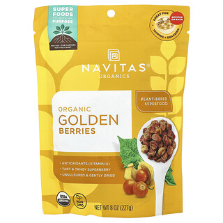 Navitas Organics, Organic Golden Berries, 227 g (8 oz)
