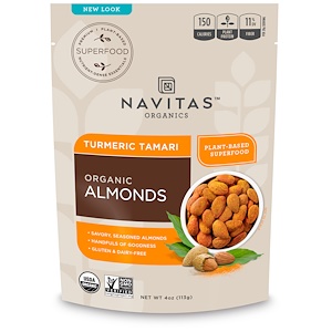 Отзывы о Навитас Органикс, Organic, Superfood + Almonds, Turmeric Tamari, 4 oz (113 g)