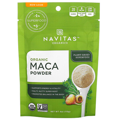 Navitas Organics Органический порошок Maca Powder, 113 г