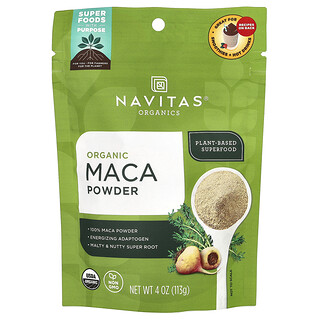 Navitas Organics, Maca Orgânica em Pó, 113 g (4 oz)