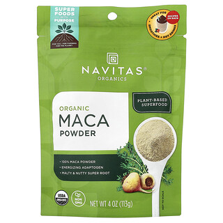 Navitas Organics, Maca Orgânica em Pó, 113 g (4 oz)