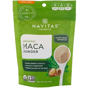 Купить Navitas Organics, Органический порошок Maca Powder, 113 г  на IHerb