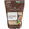 Navitas Organics‏, مسحوق الكاكاو العضوي، 24 أونصة (680 جم)