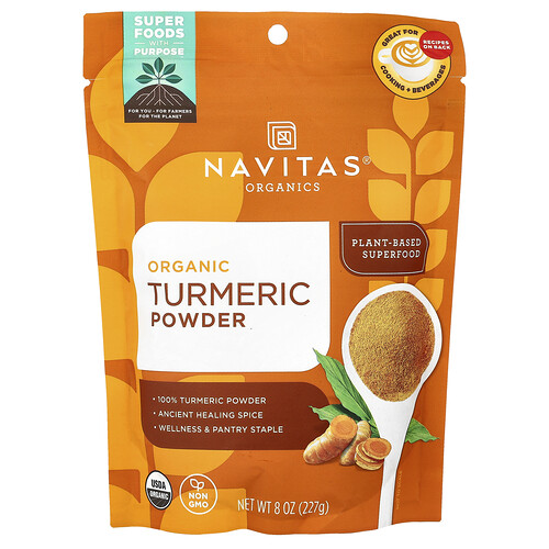 Navitas Organics Organic Turmeric Powder, 8 oz (227 g)