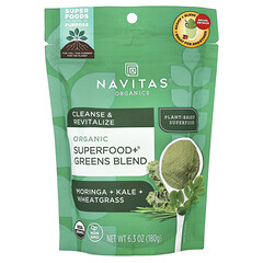 Organic Superfood+®, суміш зелені, 180 г (6,3 унції)