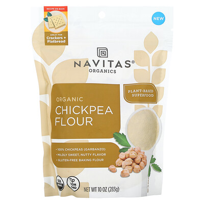 Купить Navitas Organics Органическая мука из нута, 283 г (10 унций)