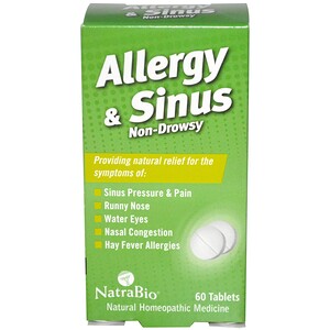 От аллергии для носовых пазух, не вызывает сонливости, 60 таблеток отзывы, применение, состав, цена, купить