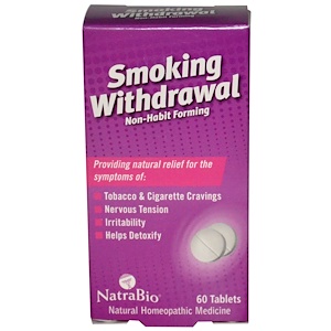 NatraBio, Отказ от курения, 60 таблеток 