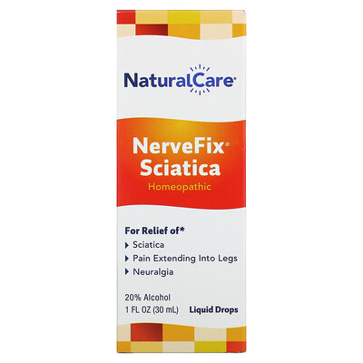 

NatraBio NerveFix Sciatica, натуральное средство от ишиаса и неврологических болей, 30 мл (1 жидк унция)