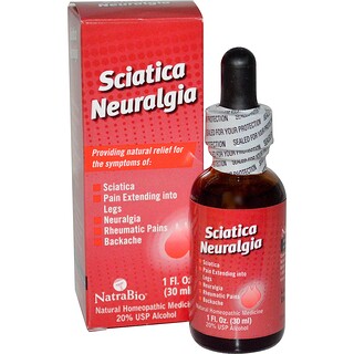 NatraBio, Neuralgia ciática, 1 fl oz (30 ml)