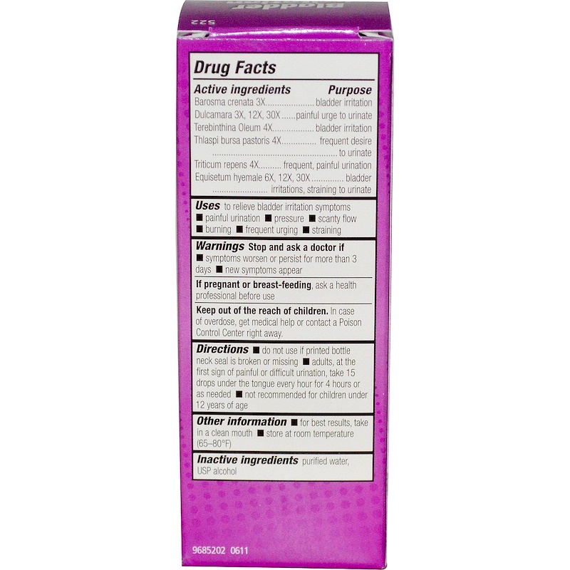 NatraBio, Bladder Irritation, 1 fl oz (30 ml) iHerb