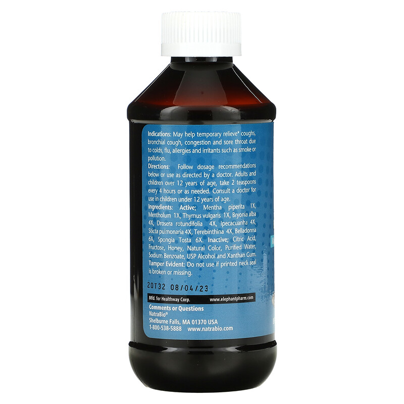NatraBio Xarope Para A Tosse Expectorante Plus 8 Fl Oz 240 Ml natrabio-xarope-para-a-tosse-expectorante-plus-8-fl-oz-240-ml