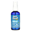 NatraBio, Sore Throat Spray, Peppermint, 4 fl oz (120 ml)