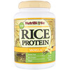 NutriBiotic, Raw Rice Protein, Vanilla, 1 lb 5 oz (600 g)