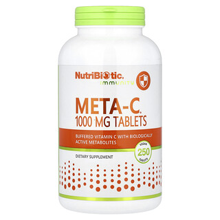 نوتريبيوتيك‏, Immunity ، Meta-C® ، 250 قرصًا نباتيًا