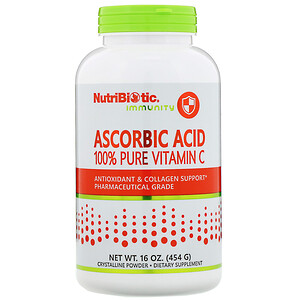 Отзывы о Нутрибиотик, Immunity, Ascorbic Acid, 100% Pure Vitamin C, 16 oz (454 g)