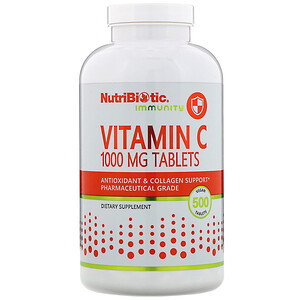 Отзывы о Нутрибиотик, Immunity, Vitamin C, 1,000 mg, 500 Vegan Tablets