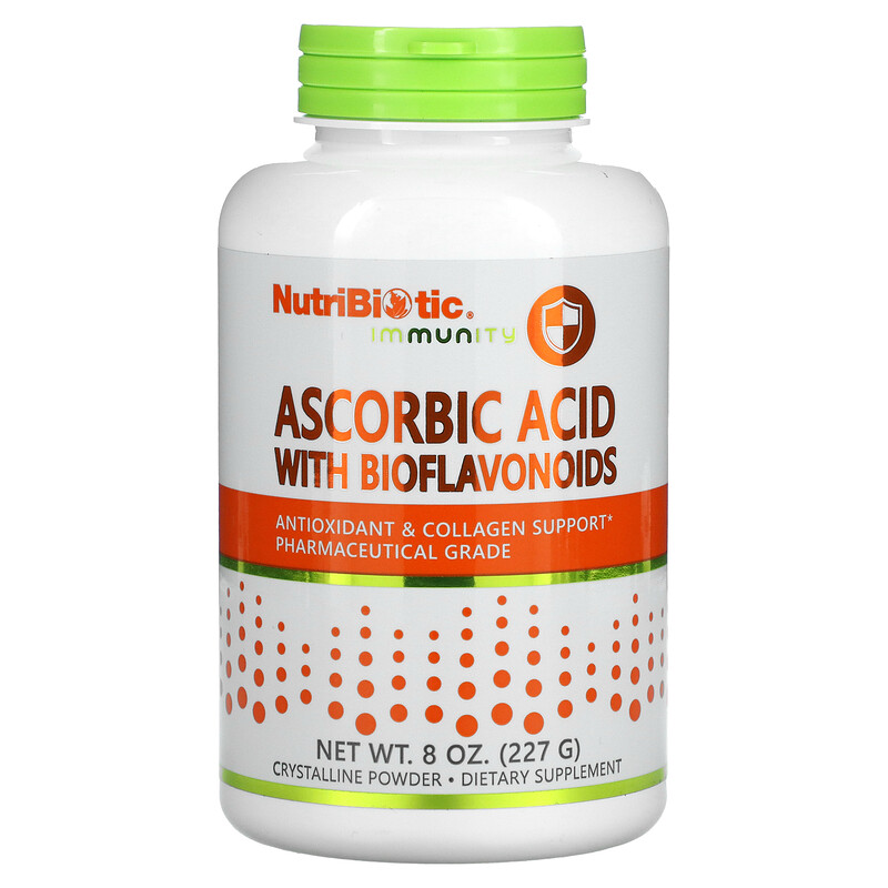 NutriBiotic, Immunity, Ascorbic Acid with Bioflavonoids, Crystalline