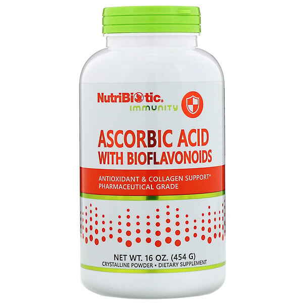Immunity, Ascorbic Acid with Bioflavonoids, Crystalline Powder, 16 oz (454 g)