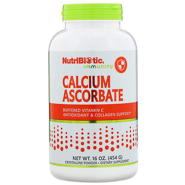 NutriBiotic‏, Immunity, Calcium Ascorbate, Crystalline Powder, 16 oz (454 g)
