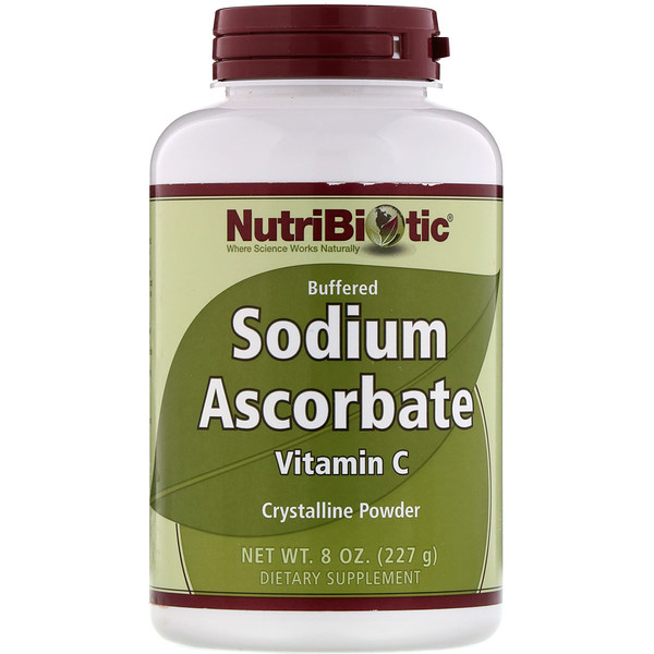 NutriBiotic, ΠΡΡΠ΅ΡΠΈΠ·ΠΎΠ²Π°Π½Π½ΡΠΉ ΡΠΎΠ΄ΠΎΠΉ Π²ΠΈΡΠ°ΠΌΠΈΠ½ C, ΠΊΡΠΈΡΡΠ°Π»Π»ΠΈΡΠ΅ΡΠΊΠΈΠΉ ΠΏΠΎΡΠΎΡΠΎΠΊ, 8 ΡΠ½ΡΠΈΠΉ (227 Π³)