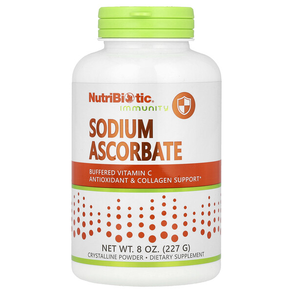 NutriBiotic Immunity, Sodium Ascorbate, Crystalline Powder, 8 oz (227 g)