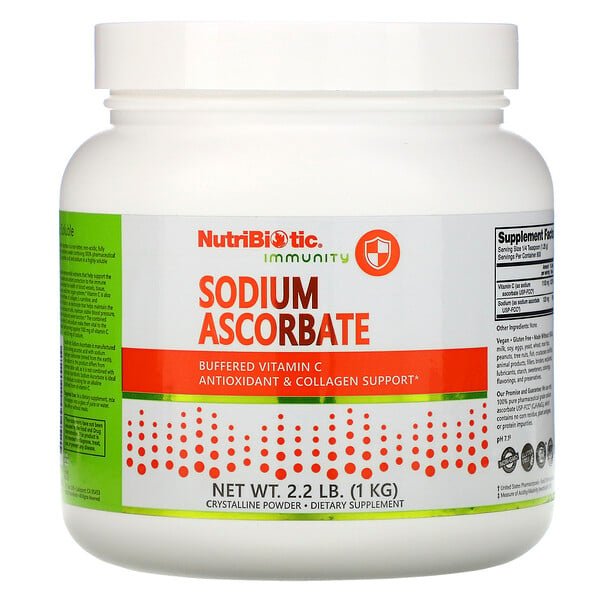 Immunity, Sodium Ascorbate, Crystalline Powder, 2.2 lb (1 kg)
