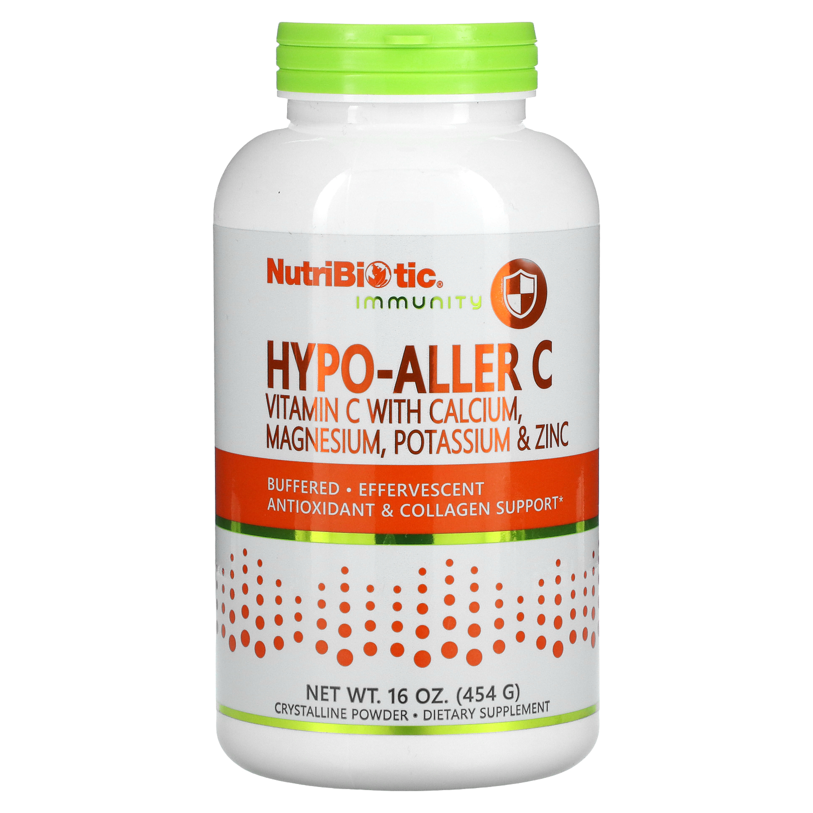 NutriBiotic, Immunity, HypoAller C Vitamin C with Calcium, Magnesium, Potassium & Zinc