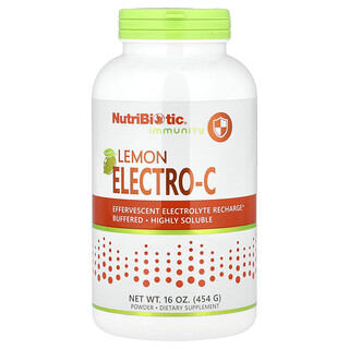 NutriBiotic, 机体抵抗，Electro-C 柠檬粉，16 盎司（454 克）