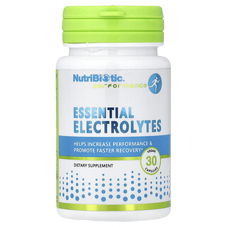 NutriBiotic, Performance, Essential Electrolytes, 30 vegane Kapseln
