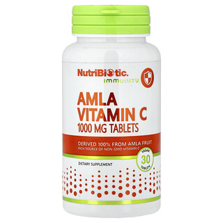 NutriBiotic, Immunity, Amla Vitamin C, 1,000 mg, 30 Vegan Tablets