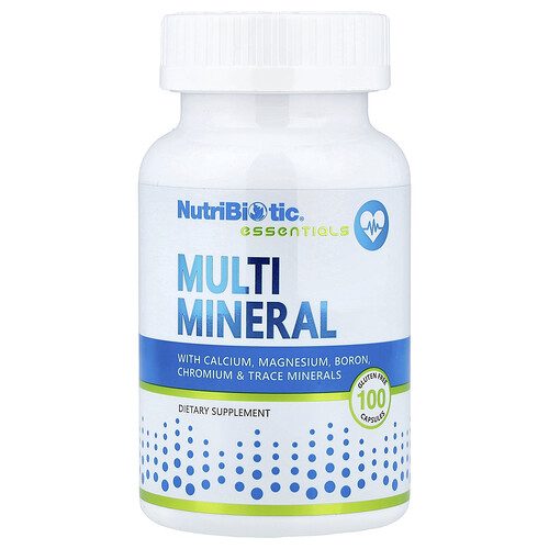 Nutribiotic Essentials, Multi Mineral, 100 Gluten Free Capsules