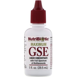 NutriBiotic, Maximum GSE, Liquid Concentrate, 29,5 ml (1 fl oz)