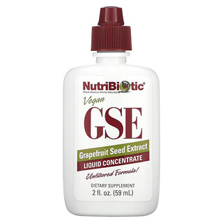 NutriBiotic, Vegan GSE Grapefruit-Samenextrakt, Flüssigkonzentrat, 59 ml (2 fl. oz.)