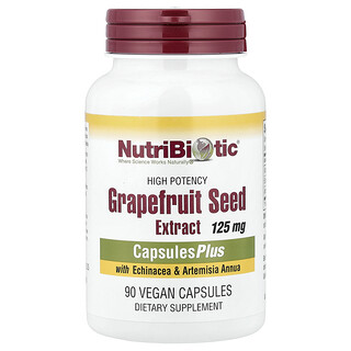 NutriBiotic, Grapefruit Seed Extract , 125 mg, 90 Vegan Capsules