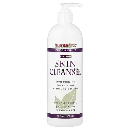 NutriBiotic, Skin Cleanser, Non-Seifenreiniger, seifenfrei, frisches Obst, 473 ml (16 fl. oz.)