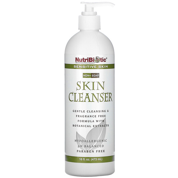NutriBiotic, Skin Cleanser, Non-Soap, Fragrance Free, 16 fl oz (473 ml)
