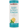 NutriBiotic, بودرة للجسم والقدم مع خلاصة بذور الجريب فروت والزيوت الأساسية، نعناع وحمضيات، 4 أوقية (113 غرام)