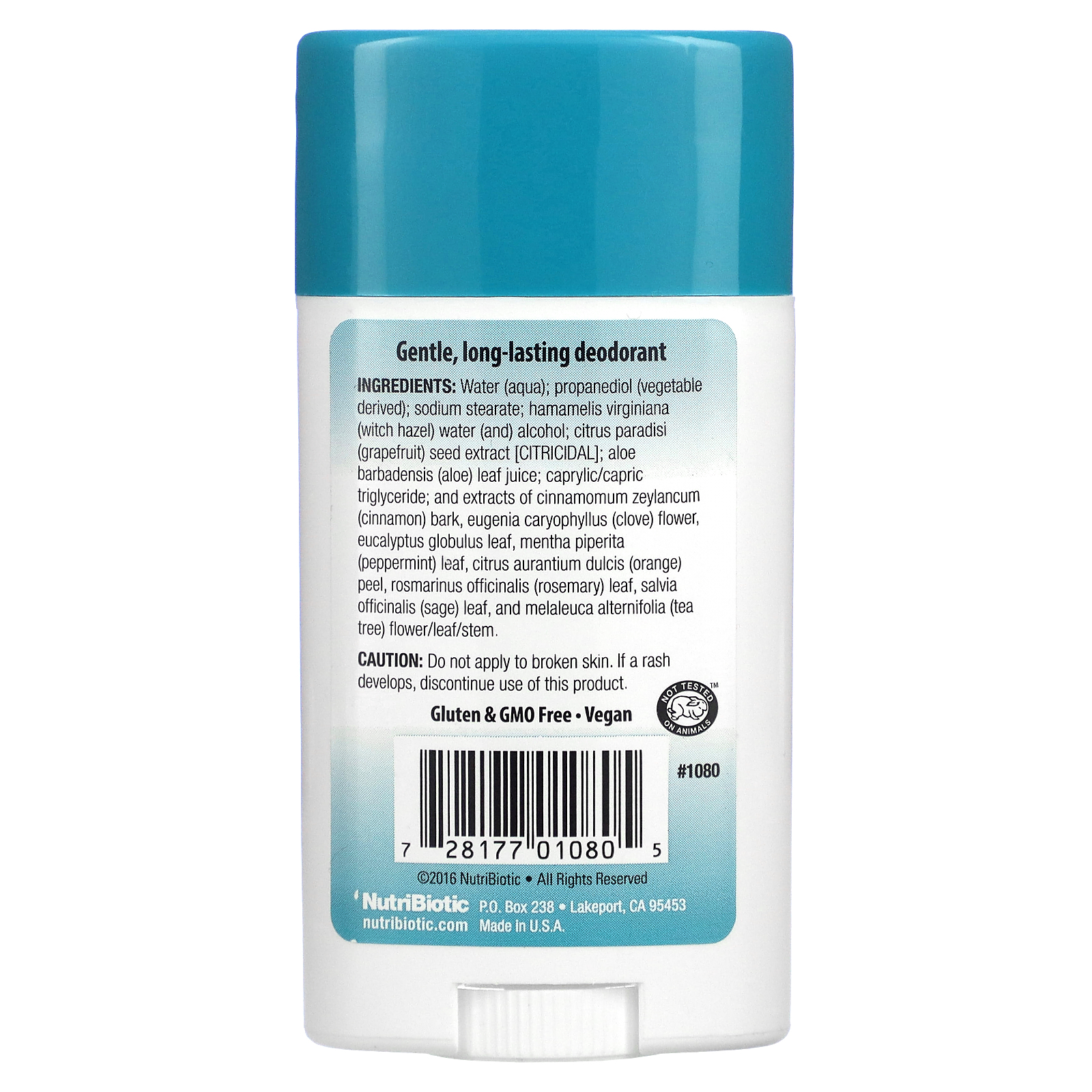 NutriBiotic Deodorant Mit Teebaumöl – Aluminiumfrei & Langanhaltend Frisch