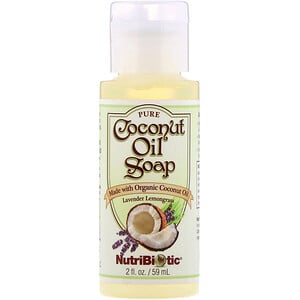 Отзывы о Нутрибиотик, Pure Coconut Oil Soap, Lavender Lemongrass, 2 fl oz (59 ml)