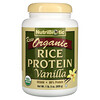 NutriBiotic, Raw Organic Rice Protein, Vanilla, 1.3 lbs (600 g)