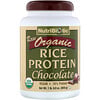 Нутрибиотик, Органический необработанный рисовый белок, шоколад, 650 г (6,9 унц.)