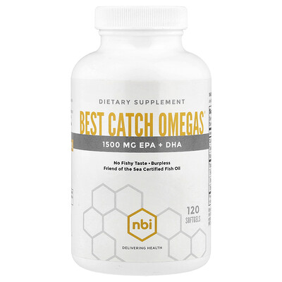 Product Image for NBI, Best Catch Omegas , 120 Softgels