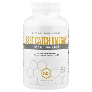 NBI, Best Catch Omegas®, 120 Softgels