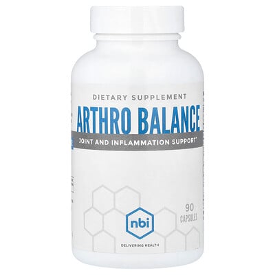 Photos - Vitamins & Minerals NBI, Arthro Balance, 90 Capsules NBE-45605