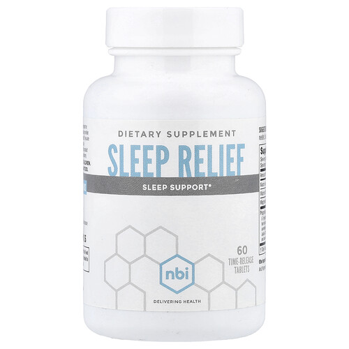 NBI, Sleep Relief , 60 Time-Release Tablets
