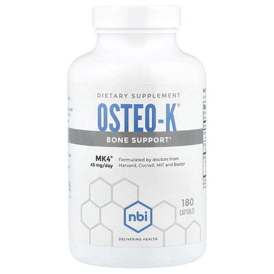 Product Image for NBI, Osteo-K , 180 Capsules