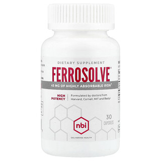 NBI, Ferrosolve®, Potensi Tinggi, 30 Kapsul