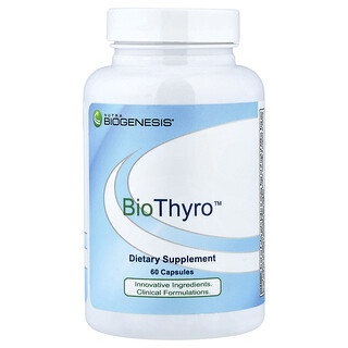 Nutra BioGenesis, BioThyro，60 粒胶囊